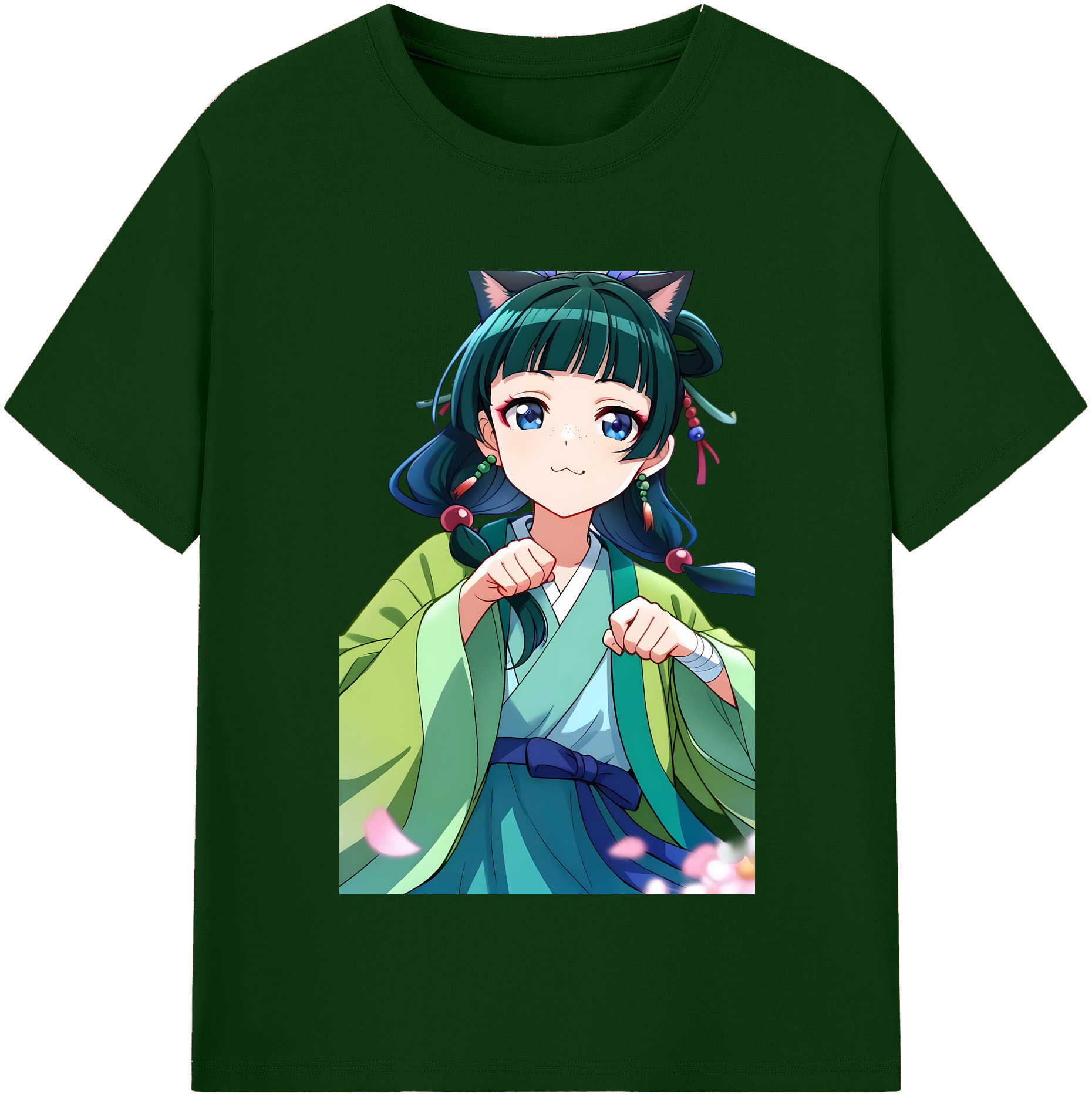 （画像用） 薬屋のひとりごと The Apothecary Diaries 綿100％半袖Tシャツ（フロントプリント）